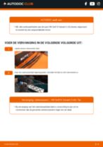 Vervang het Wisserbladen van de VW GOLF IV Variant (1J5) met onze online pdf-handleiding