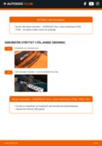 Steg-för-steg-guide i PDF om att byta Torkarblad i CHEVROLET AVEO Hatchback (T250, T255)