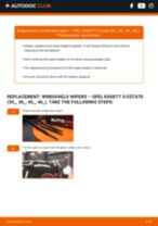 OPEL Kadett D Estate 1980 repair manual and maintenance tutorial