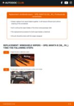 Opel Manta B CC 2.0 manual pdf free download