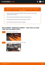 The professional guide to changing the Wiper Blades on your Opel Agila h00 1.2 16V (F68)
