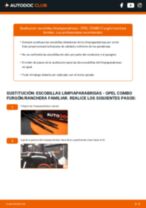 La guía profesional para realizar la sustitución de Escobillas de Limpiaparabrisas en tu Opel Combo C 1.3 CDTI 16V