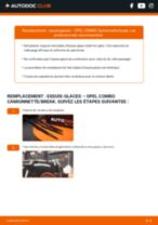 Guide d'utilisation Opel Combo C 1.6 CNG 16V pdf