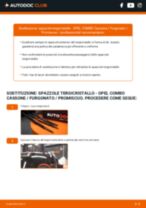 PDF manuale sulla manutenzione COMBO Cassone / Furgonato / Promiscuo 1.6 CNG 16V