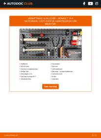 Hvordan man udfører udskiftning af: Hjulleje på 1.9 dT Renault 19 B/C53