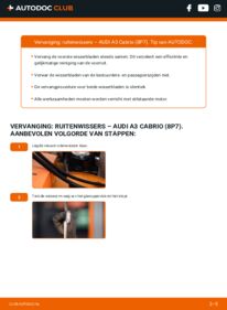 Vervanging uitvoeren: Ruitenwissers 2.0 TDI Audi A3 Cabrio
