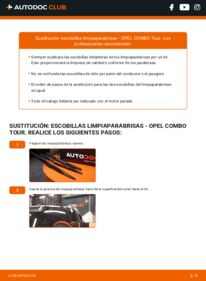 Cómo sustitución de Escobillas de Limpiaparabrisas 1.7 CDTI 16V Opel Combo C Tour