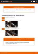 Byta Torkarblad fram och bak RENAULT CLIO II Box (SB0/1/2_): guide pdf