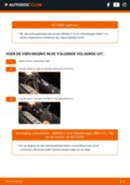 Ruitenwissers vóór en achter veranderen RENAULT CLIO II Box (SB0/1/2_): instructie pdf
