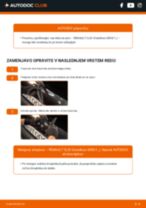 Priročnik PDF o vzdrževanju CLIO Grandtour (KR0/1_) 1.6 16V (KR0B)