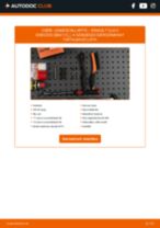 RENAULT CLIO II Box (SB0/1/2_) hátsó és első Lengéscsillapító cseréje: javítási kézikönyv pdf