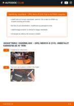 Den professionelle guide til udskiftning af Viskerblade på din Opel Meriva B 1.4 (75)
