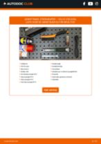 Trin-for-trin PDF-tutorial om skift af Volvo Amazon P121 Gummibånd, udstødningssystem