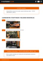 TOYOTA Auris Hatchback (E18) 2014 reparasjon og vedlikehold håndbøker