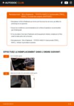 Le guide professionnel de remplacement pour Essuie-glace sur votre Toyota Hiace 4 Van 2.5 D-4D (KDH20_, KDH21_, KDH22_, KDH200)