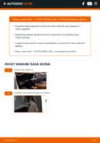 Prius PHV Hatchback (_W52_) 1.8 Salona filtrs: kā nomainīt? Pakāpeniskas rokasgrāmatas