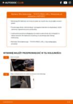 Wymiana Filtr powietrza kabinowy TOYOTA PRIUS (_W5_): poradnik pdf