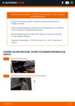 TOYOTA FORTUNER Innenraumfilter: Schrittweises Handbuch im PDF-Format zum Wechsel