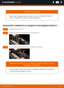 Как се извършва смяна на: Перо на чистачка 1.2 16V (CN04, CN0B) Renault Twingo 2