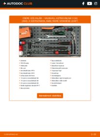 Hogyan végezze a cserét: 1.3 CDTi VAUXHALL ASTRAVAN Mk V (H) Lengéscsillapító