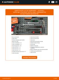 Como realizar a substituição de Amortecedor 1.6 i 16V (L08) Astra H A04