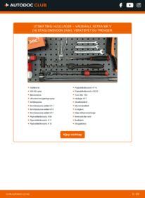 Slik bytter du Hjullager 1.8 (L35) Astra H Stasjonsvogn