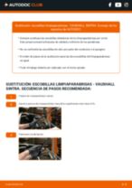 PDF manual de cambiar: Escobillas de limpiaparabrisas VAUXHALL SINTRA delanteras y traseras
