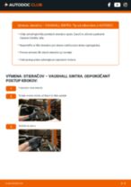Príručka o výmene Stieracia liżta v VAUXHALL SINTRA vlastnými rukami