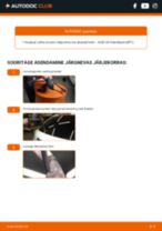 AUDI A3 (8P1) vahetada Pesurikumm eesmine ja tagumine: käsiraamatute pdf
