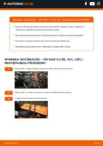 Instrukcja montażu Pióra wycieraczek w samochodzie VW GOLF