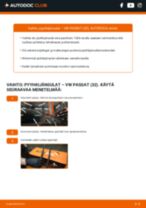 Ammattimainen opas osan Öljynsuodatin vaihtamiseen autossa VW PASSAT (32) 1.3