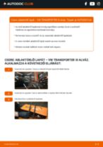 A Törlőlapát cseréjének barkácsolási útmutatója a VW TRANSPORTER-on