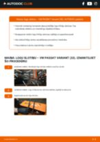 Tiešsaistes rokasgrāmata, kā pašam mainīt Stikla tīrītāja slotiņa uz VW PASSAT Variant (33)