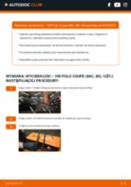 Profesjonalny poradnik wymiany produktu Pióro wycieraczki w Twoim samochodzie VW Polo 86c Coupe 1.3 G40