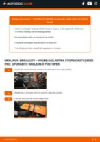Vodič PDF po korakih za menjavo HYUNDAI ELANTRA Saloon (HD) Metlica brisalnika stekel