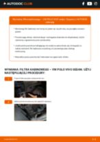 Profesjonalny poradnik wymiany produktu Filtr powietrza w Twoim samochodzie Vw Polo Vivo 1.6