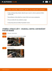 Jak provést výměnu: List stěrače Sintra MPV 2.2 i 16 V