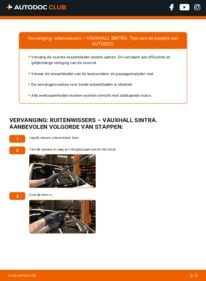 Vervangen: Ruitenwissers 2.2 i 16 V VAUXHALL SINTRA