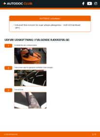 Hvordan man udfører udskiftning af: Viskerblade på 2.0 TDI 16V Audi A3 8P1