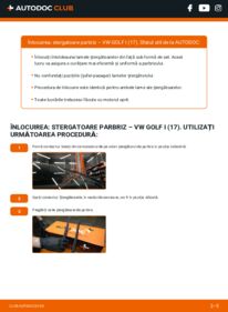 Cum să efectuați înlocuirea: Lamela stergator VW Golf 1 1.8 GTI