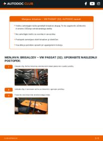 Kako izvesti menjavo: Metlica brisalnika stekel Passat B1 Hatchback (32) 1.3