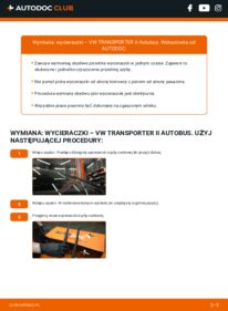 Jak wymienić Pióro wycieraczki Transporter T2 Bus 1.6