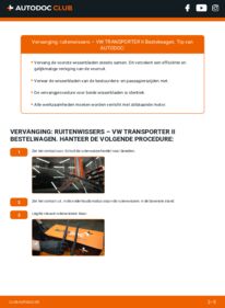 Vervangen: Ruitenwissers 1.6 VW T2 Van