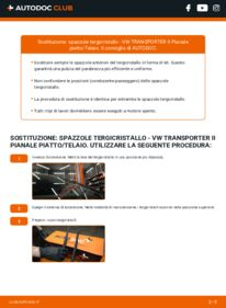 Sostituzione di Tergicristalli VW T2 Camion pianale 1.6