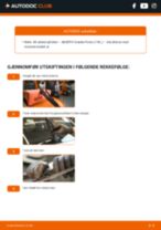 Montering Vindusviskerblad ABARTH Grande Punto (199_) - steg-for-steg manualer