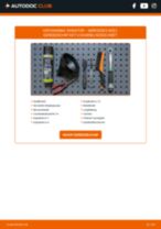 Stap-voor-stap PDF-handleidingen over het veranderen van MERCEDES-BENZ 190 (W201) Radiator