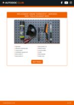 DIY MERCEDES-BENZ change Engine radiator - online manual pdf