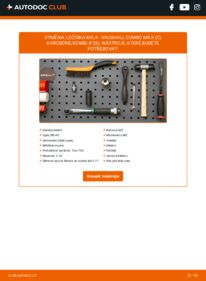 Jak provést výměnu: Lozisko kola Combo Mk2 (C) Van / Combi (F25) 1.3 CDTI 16V