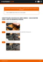 Manual de solução de problemas do Dacia Duster Van 1.6 SCe 115