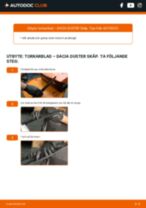 Montering Torkarbladsats DACIA DUSTER Box - steg-för-steg-guide